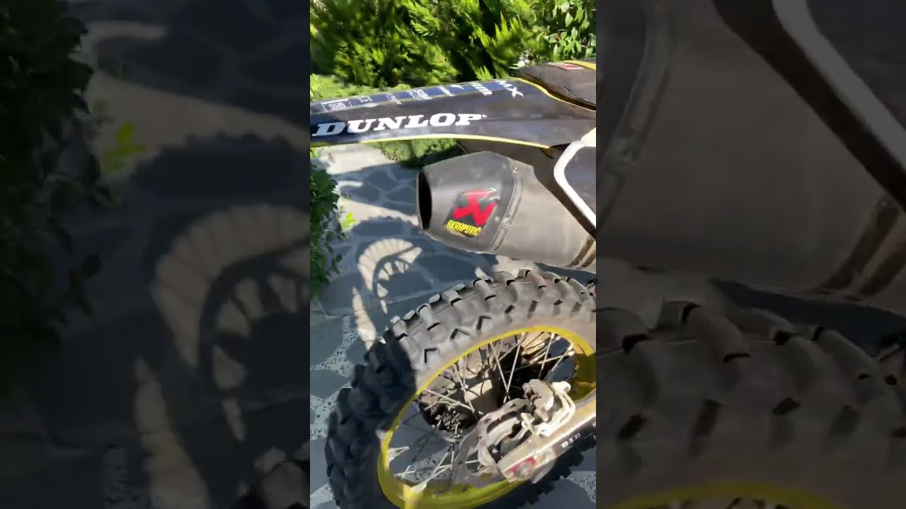 Suzuki rmz 250 akrapovic exhaust sound