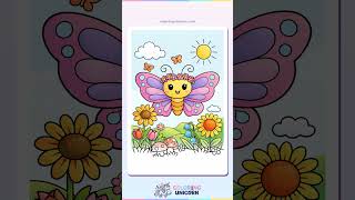 Butterfly Coloring Pages for Kids Free Printable
