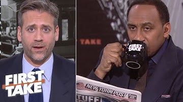 Max still struggling to sell Tom Brady ‘cliff’ theory to Stephen A. | First Take