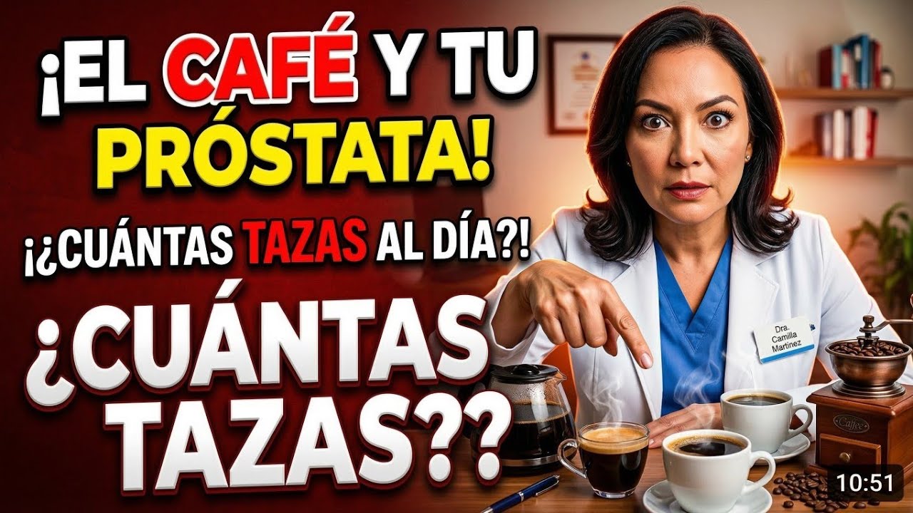 👉 ¿El café daña tu próstata? ☕ La Dra. Camila Martinez explica cuántas tazas son seguras