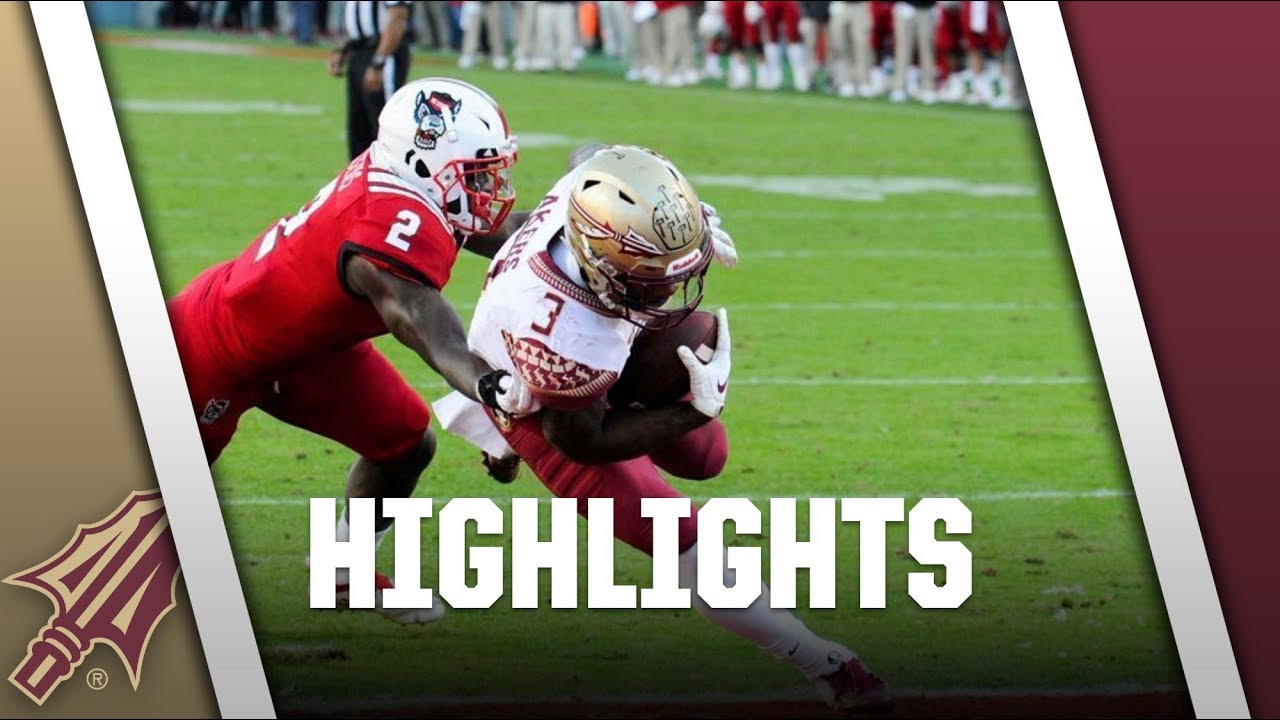 football score FSU vs. NC State Highlights