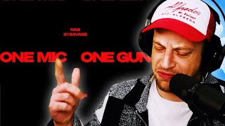 Nas &amp; 21 Savage - One Mic. One Gun. REACTION