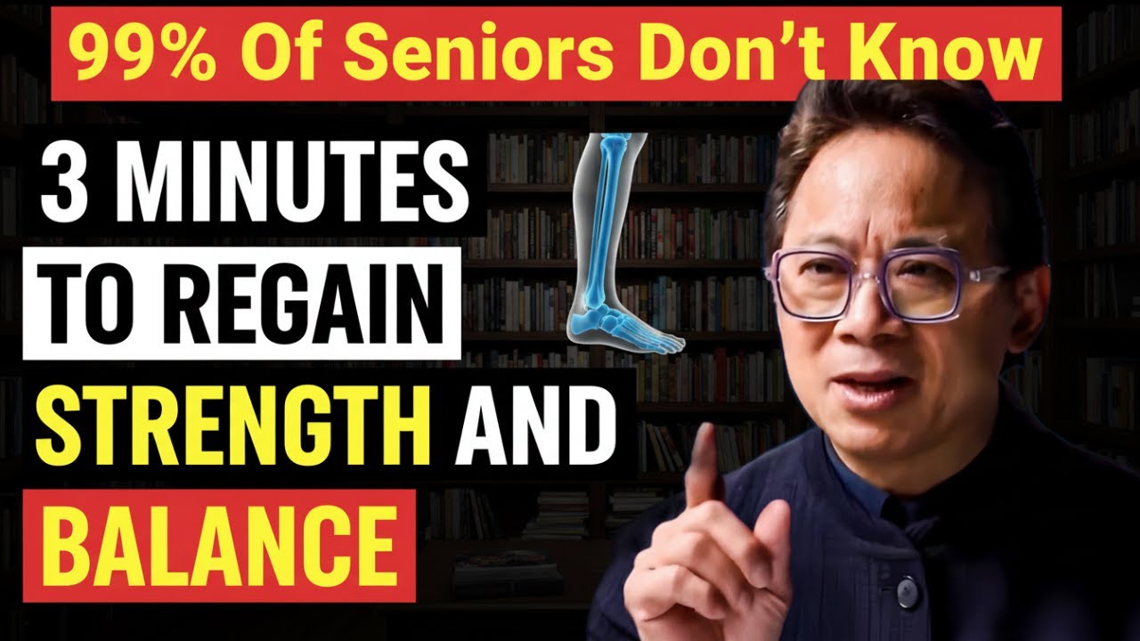 Seniors Over 60: 3-Minute Daily Routine to Rebuild Balance and Prevent Falls | Dr. William Li