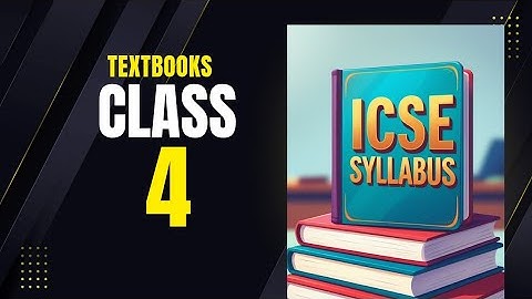 Icse class 4 syllabus 2025-26 | 4th class icse board syllabus | grade 4 books #backtoschool