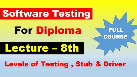 Lecture 8th - Software Testing for Diploma | 3rd Year Full Syllabus I Scheme | MSBTE Diploma