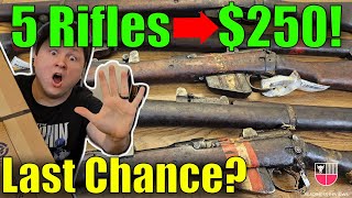 $50 Lee-Enfield Rifles 📦 Milsurp Unboxing (Century Arms) DP No.1 Enfield Ishapore Military Surplus