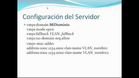 Crear VLAN de modo dinámico