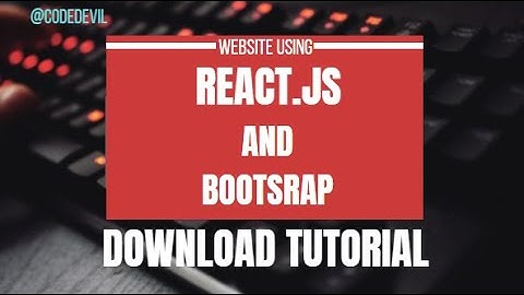 How to install React and Bootstrap in visual studio Code | Simple website kesse bante hai.