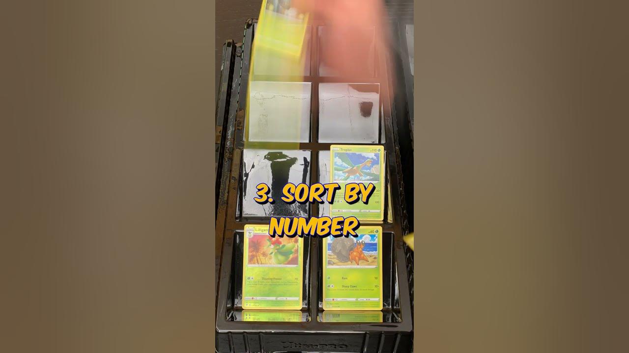 Guide how i sort pokemon cards shorts youtube