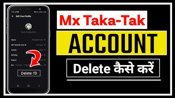 How To Delete Mx TakaTak Account | Mx TakaTak ID Kaise Delete Kare | YTPD