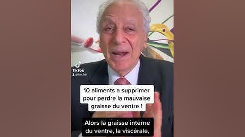 10 aliments à supprimer pour perdre la mauvaise graisse du ventre