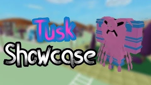 Tusk act 4 showcase | Project jojo | Roblox