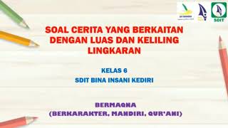 Keliling dan luas lingkaran ...