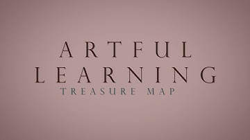 Art Lesson: How to make a treasure map for grades 2 & 3