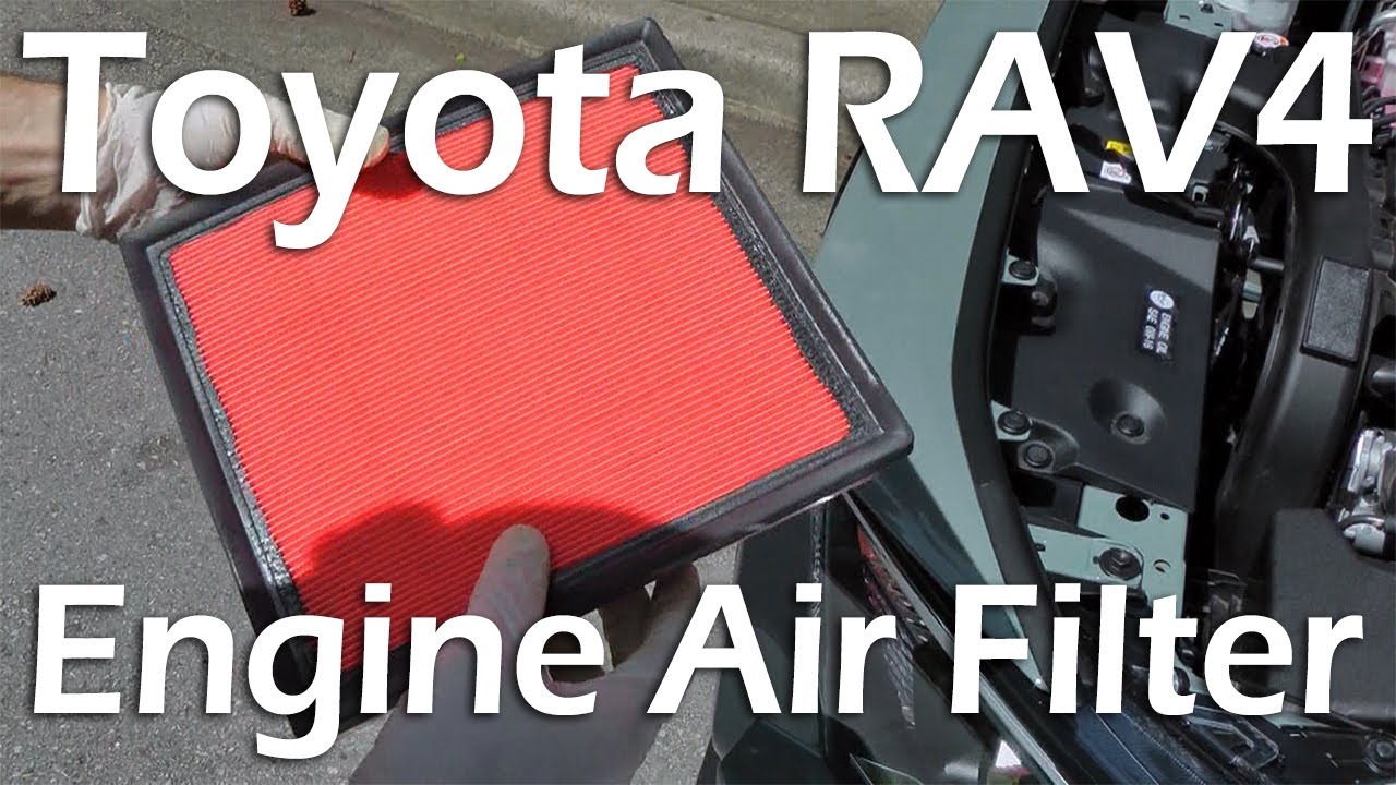 Toyota RAV4 (2019-2024): Engine Air Filter Replacement. - YouTube