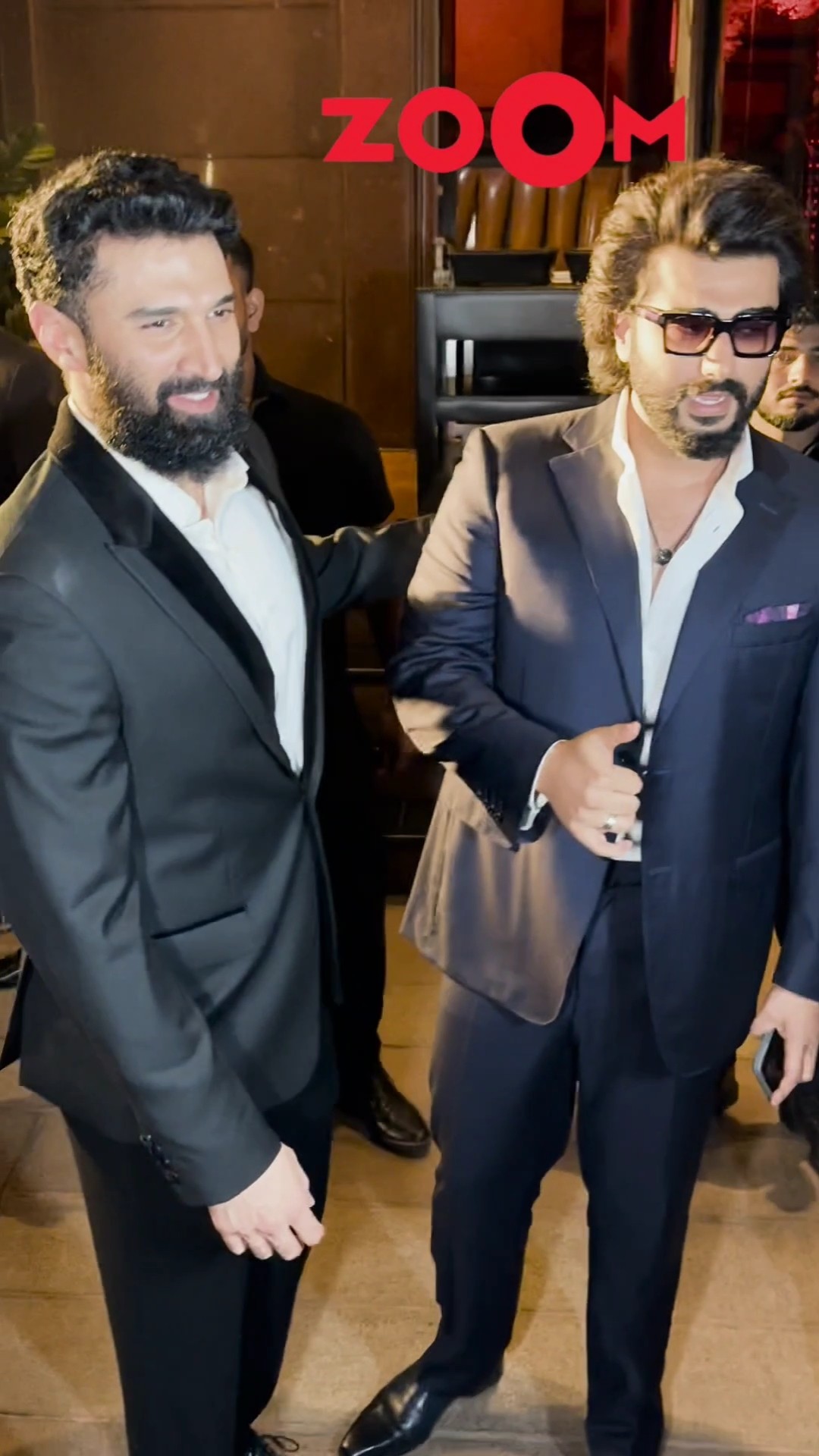 Aditya Roy Kapur-Arjun Kapoor's BROMANCE captured at an engagement bash ? #shorts