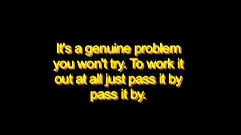 The Who- Substitute (Lyrics)