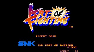 Art of Fighting DEMO  용호의권 오프닝 龍虎の拳 DEMO  Arcade Game 고전게임 Old Game 오락실게임 Retro Game