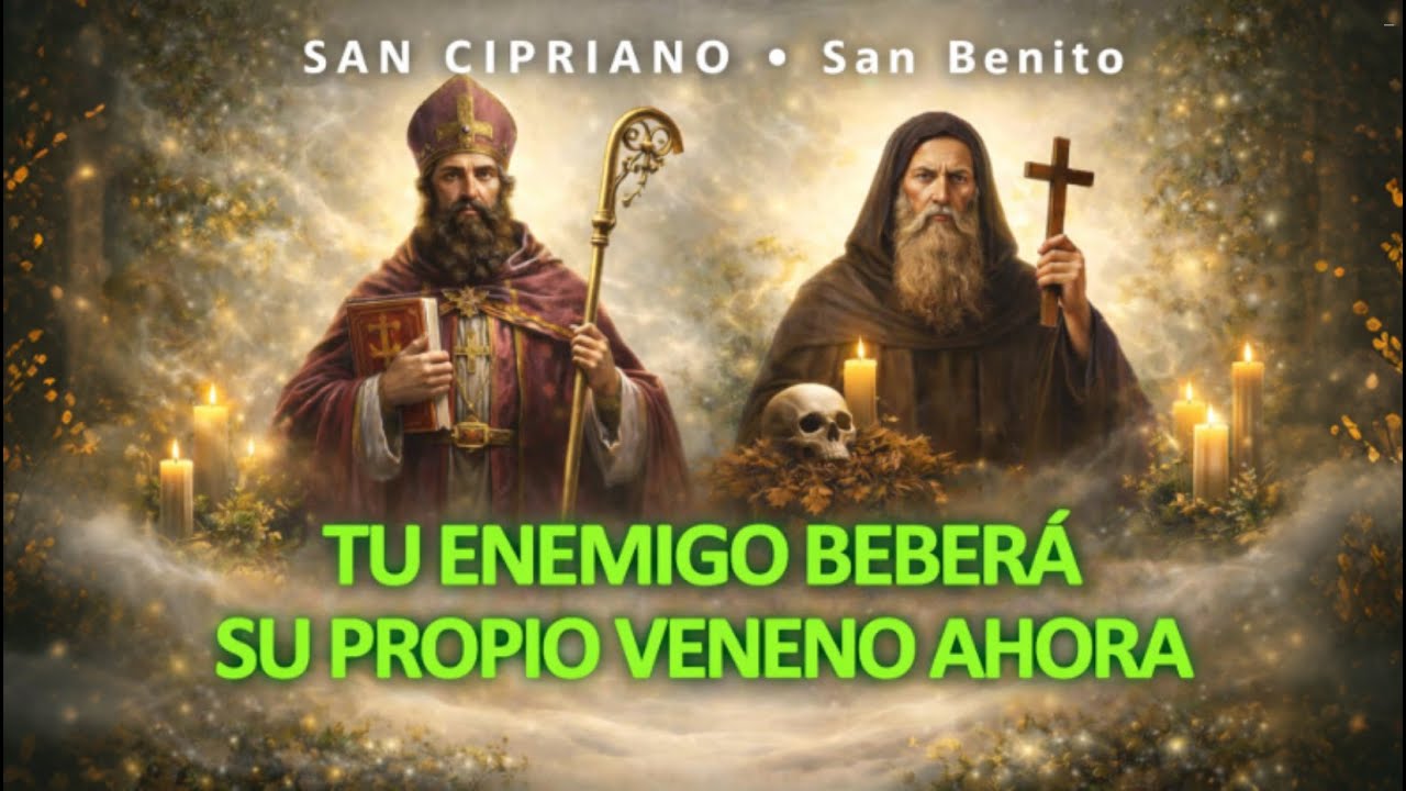 🔴 SAN BENITO Y SAN CIPRIANO, LA MÁS FUERTE PARA VOLTEAR MAGIAS Y DERROTAR ENEMIGOS