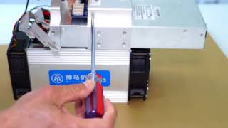 Whatsminer M3-V2 12-13TH/S controll board uninstall tutorial