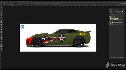 How to design vehicle wrap in Photoshop