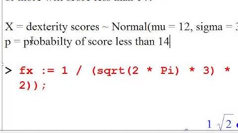 Section 4.5: Normal RVs: Sample Problems (Integration)