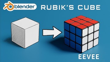 How I Modeled & Rendered a Rubik