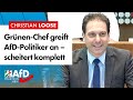 Grünen-Chef greift AfD-Politiker an und blamiert sich komplett! – Christian Loose (AfD)