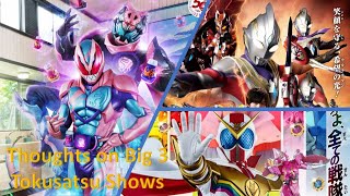 What do I think of Big 3 Tokusatsu Shows?