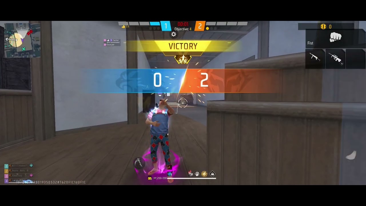 1 V 4 💀 Clutch CS Ranked 💥||@freefiretamil||