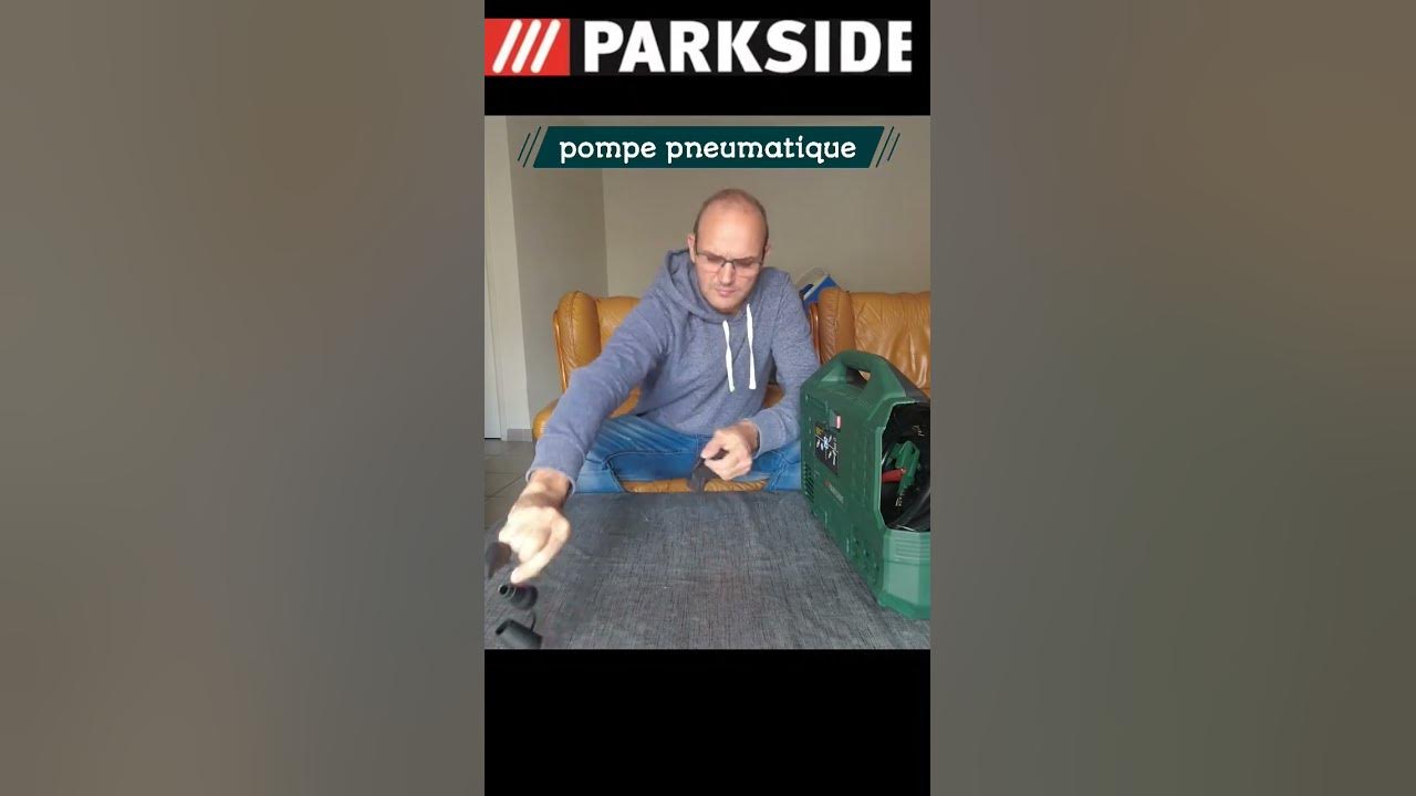 Pompe pneumatique avec compresseur à piston Lidl Parkside 39,99€