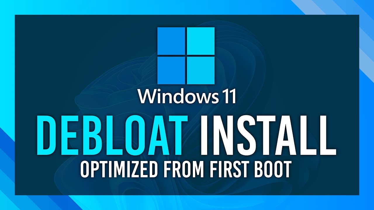 Ultimate Debloated Windows Install Guide | Simple & Powerful Method thumbnail