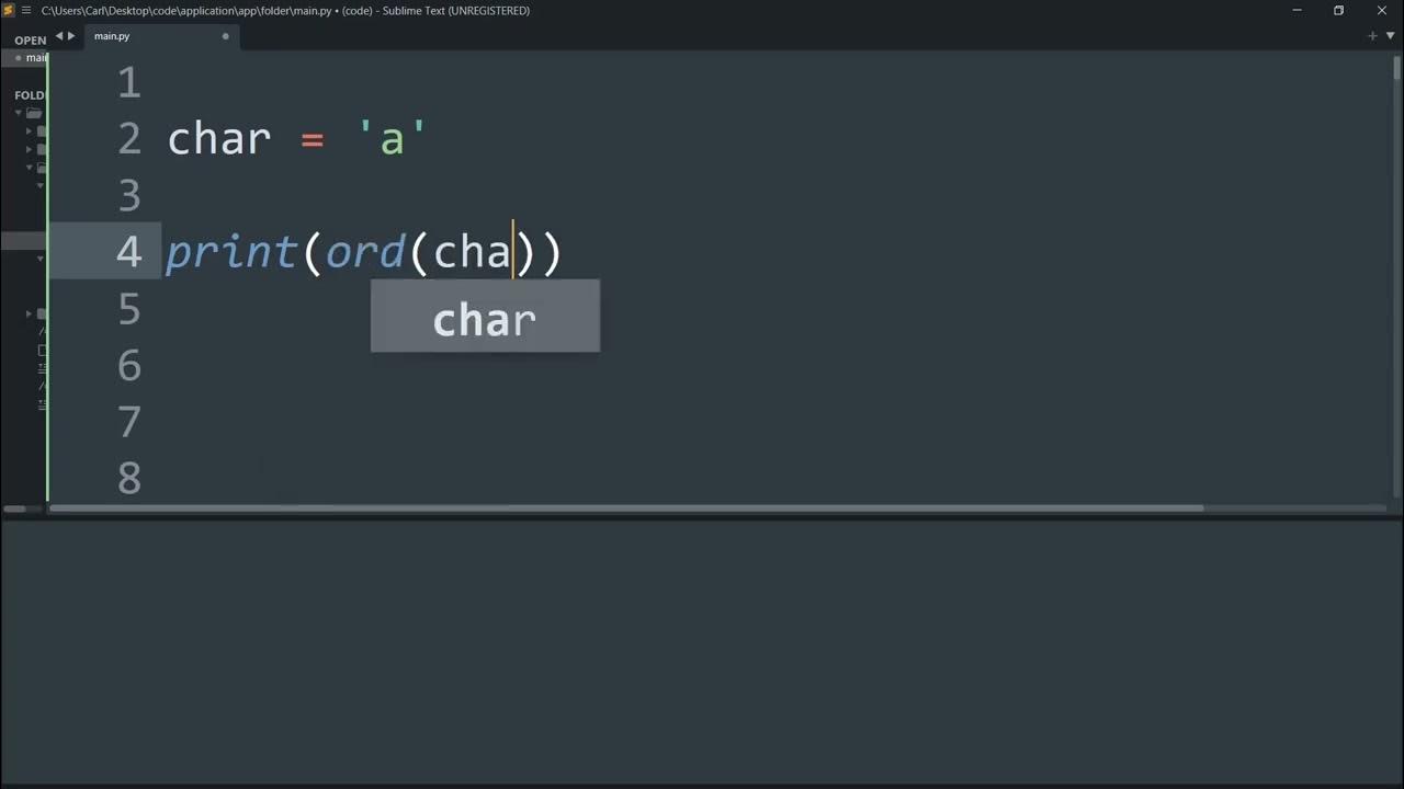 How to find ASCII value of a character ? - YouTube