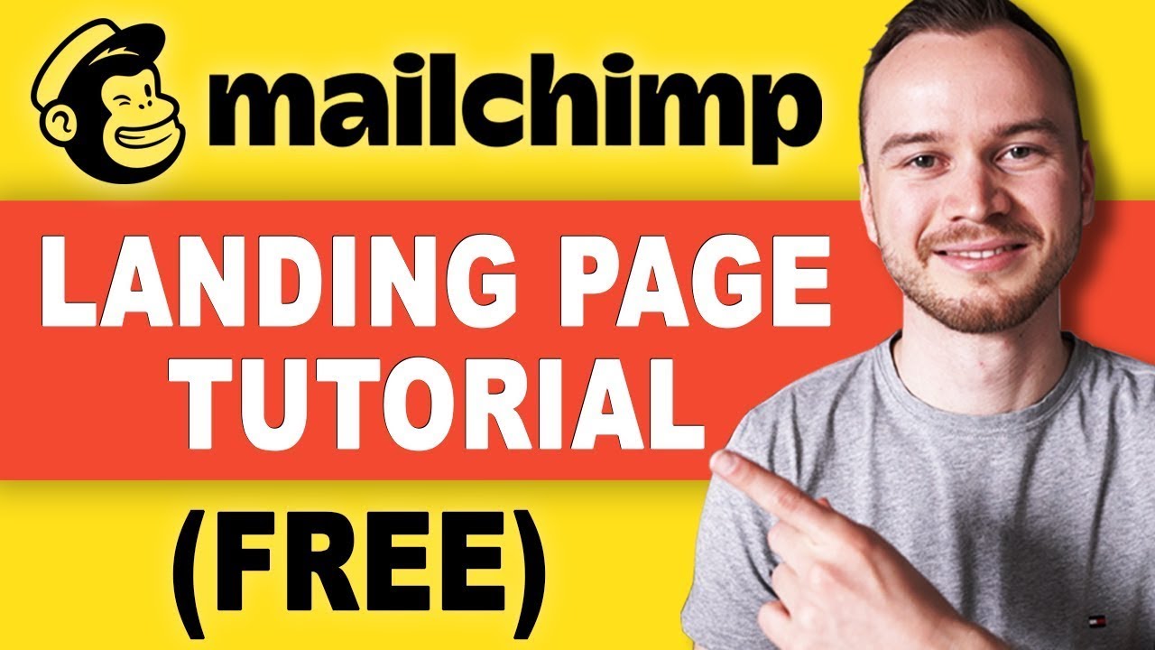 New Mailchimp Landing Page Tutorial (How To Create A Landing Page For FREE)