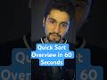 Why Quick Sort Dominates Among Sorting Algorithms!