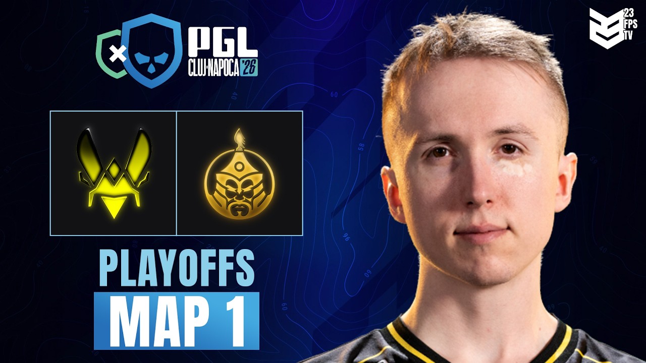[Full match] Vitality vs MongolZ | PGL Cluj-Napoca 2026 | Playoffs | MAP 1