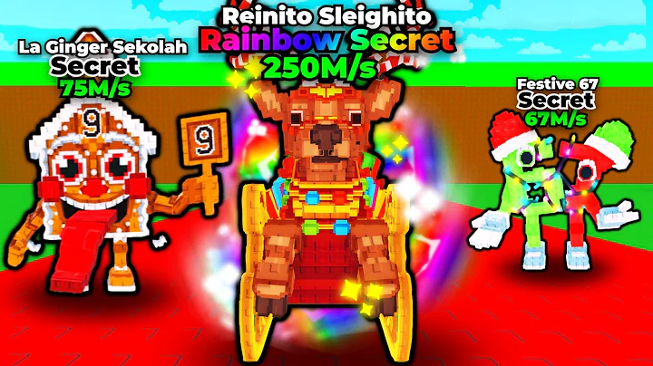 UNLOCKING EVERY CHRISTMAS BRAINROT in Roblox Steal A Brainrot!