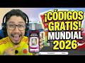 ¡Códigos GRATIS para el álbum del Mundial 2026! 🥳 Usa estos códigos para 10 SOBRES 🎉