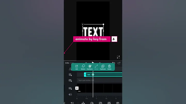 text animation tutorial on Vn editor