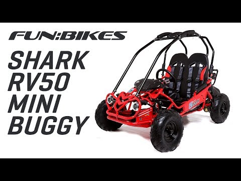 shark rv50 156cc silver mini off road buggy