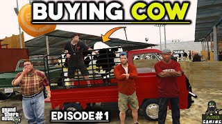 Michael Buying a Cow for Eid ul Adha Qurbani | GTA 5 Pakistan | Mandi Series Ep #1