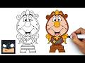 How to Draw Cogsworth | Beauty and the Beast