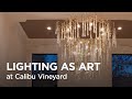 Lighting as art at calibu vineyard  3 ways to style  lamps plus