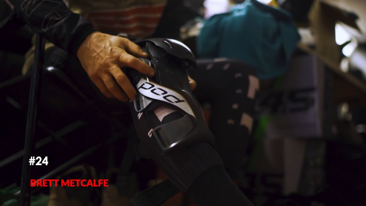 Brett Metcalfe on POD Knee Brace