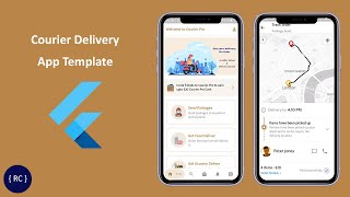 Courier Delivery App Flutter Template screenshot 1