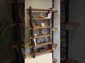Renton Solid Wood & Metal Bookshelf, Stylish and Strong! #books #home #homedecor #woodworking