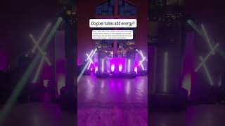 Motion creates energy, and pixel tubes are great at creating intensity and color changes on itself