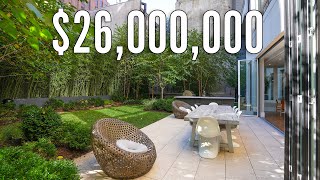 INSIDE a $26,000,000 Luxury NEW YORK CITY CONDO with a PRIVATE BACKYARD!