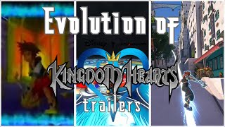 Evolution of Kingdom Hearts trailers (20022022)