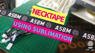 HOWTO PRINT NECKTAPE FOR CLOTHING BRANDS | SUBLIMATION PROCESS | TITO POW